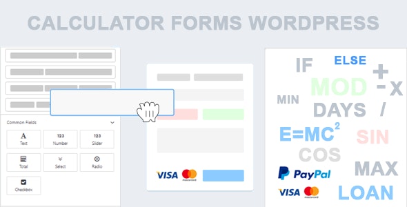Cost Calculator WordPress Builder v2.4.3 – WordPress计算器插件插图
