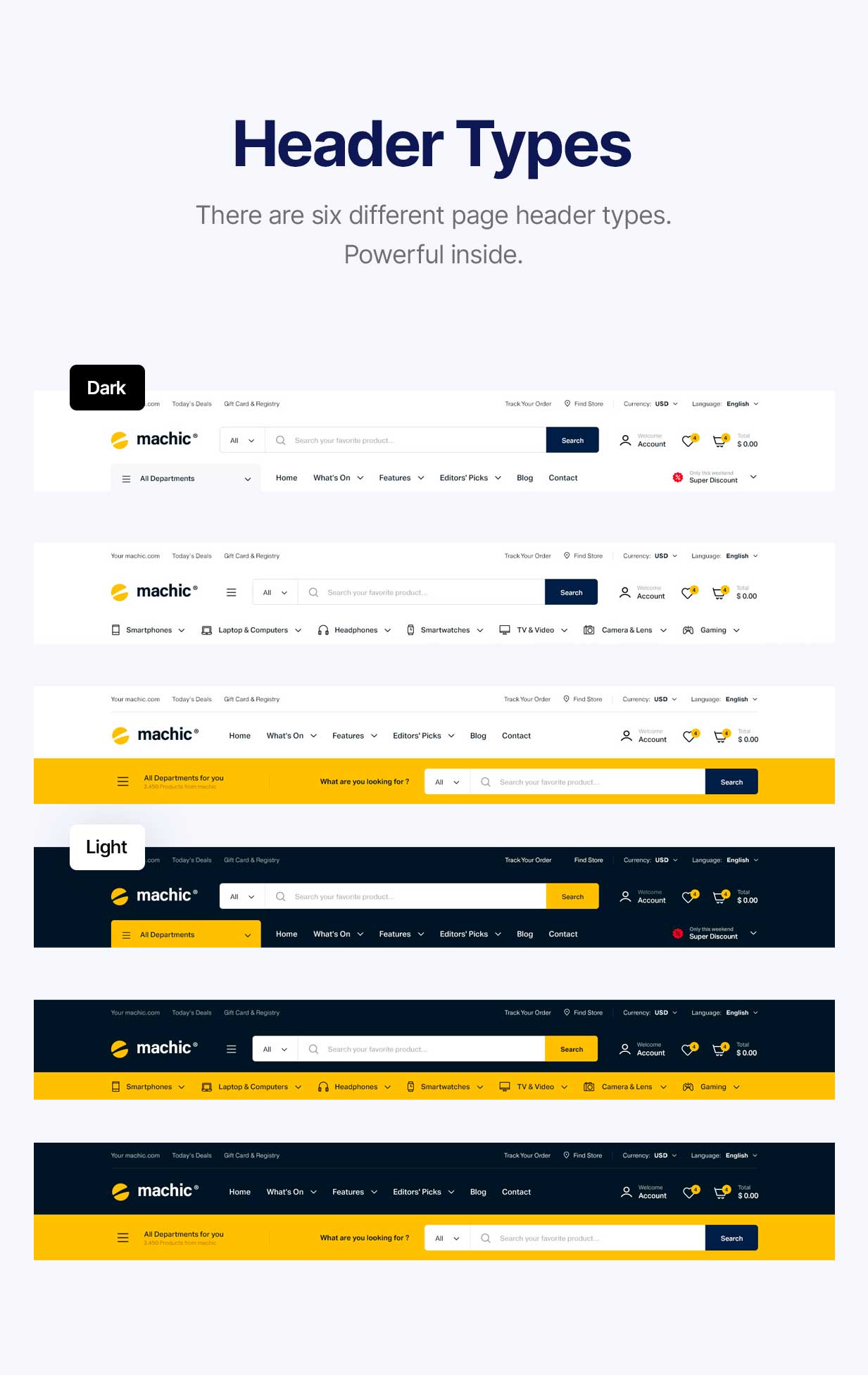 Machic v1.4.9 – WooCommerce电子商店主题插图(3)