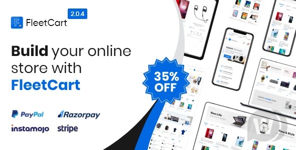 FleetCart v4.7.6（已汉化） – Laravel 电子商务系统
