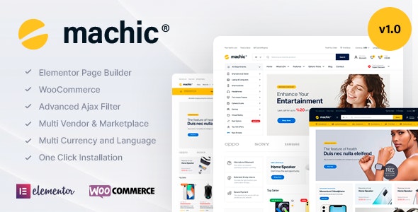 Machic v1.4.9 – WooCommerce电子商店主题