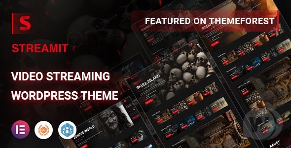 Streamit v4.1.3（已汉化70%） – WordPress 视频流主题