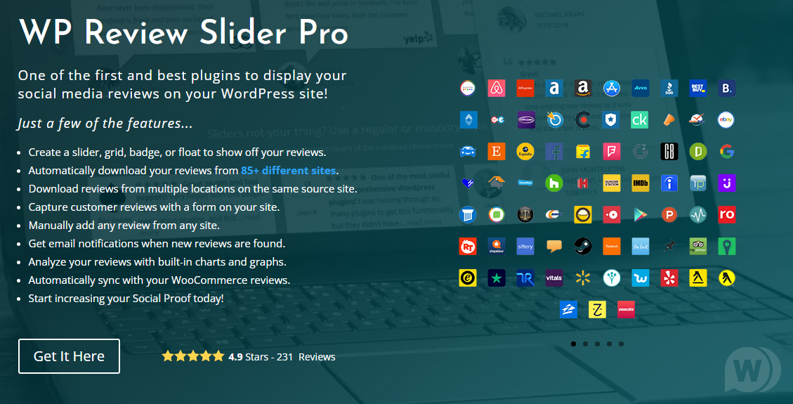 WP Review Slider Pro (Premium) v12.3.1（已汉化）