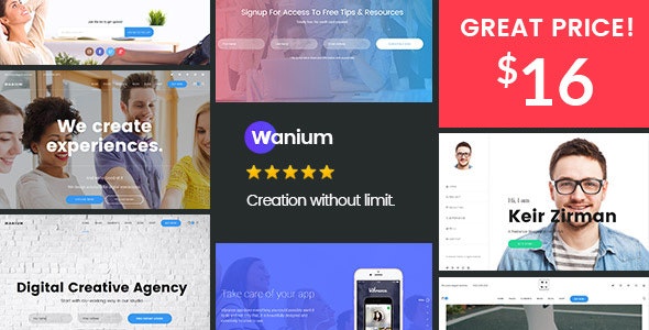 Wanium v1.8.2 – 优雅的多概念主题插图