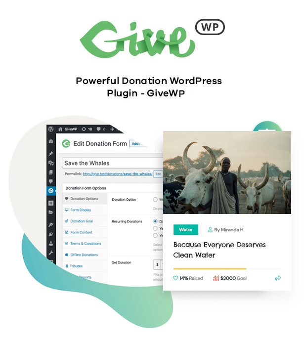 Fundbux v1.3.1（已汉化） – WordPress 慈善与筹款主题插图(4)