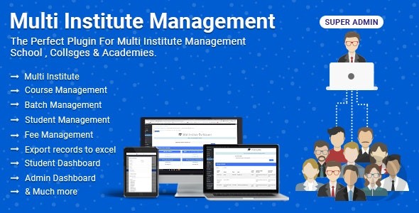 Multi Institute Management v7.6 – WordPress 多学院管理插件插图