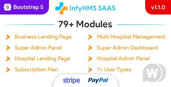 InfyHMS-Saas v5.8.0（已汉化） – Laravel 多医院管理系统插图