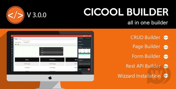 Cicool v3.4.3 – 表单构建器、页面构建器、API插图