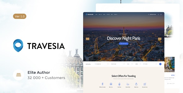 Travesia v1.1.12（已汉化） – WordPress旅行社主题插图