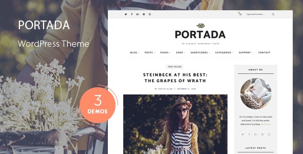 Portada v2.1 – WordPress优雅的博客主题插图