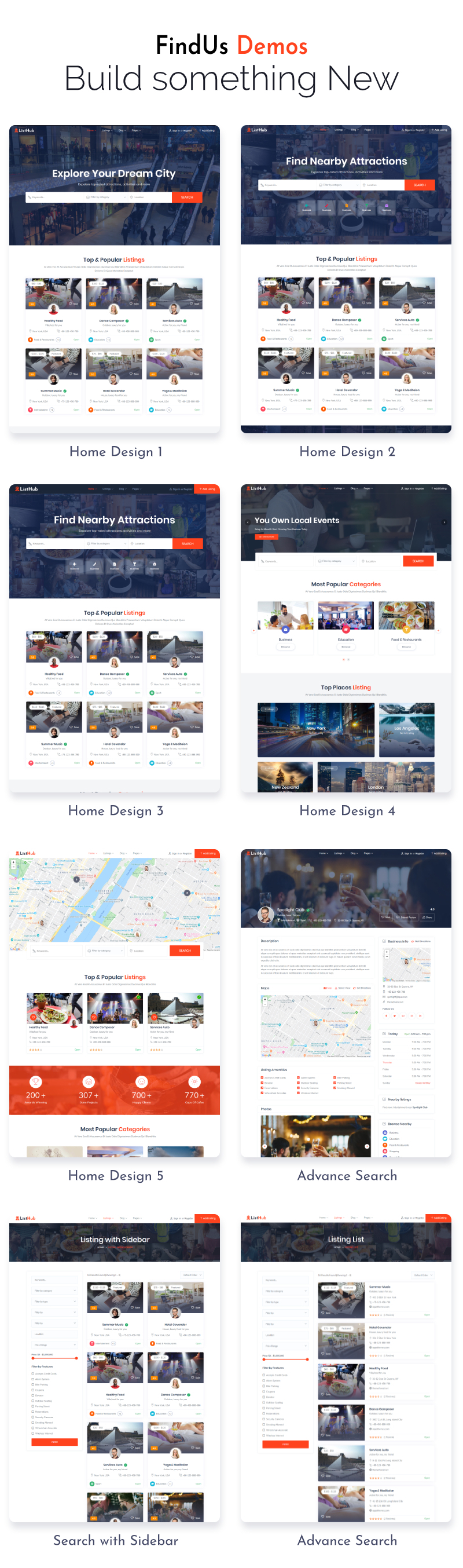 Findus v1.1.44 – 目录列表 WordPress 主题插图(2)