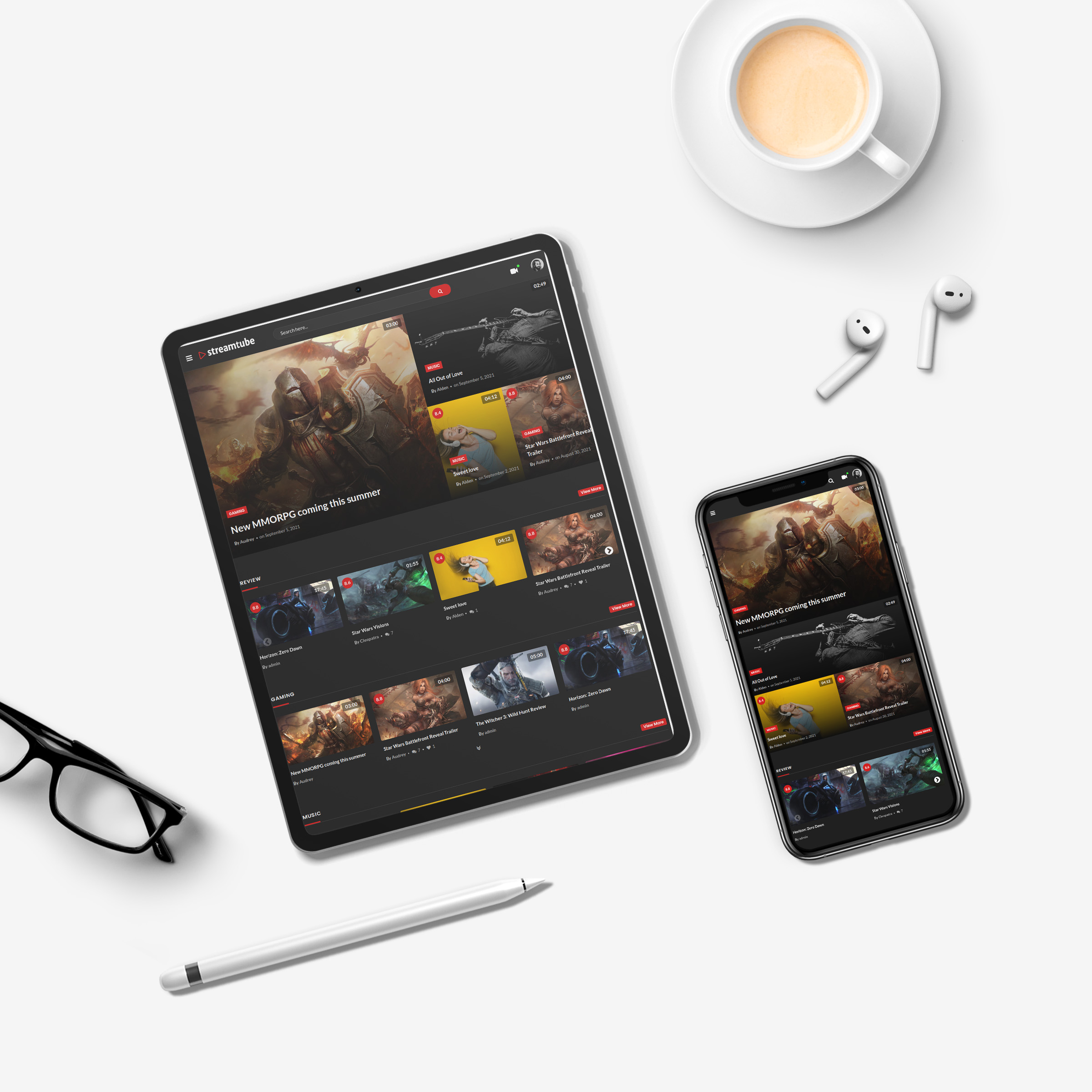 StreamTube v4.8（已汉化） – WordPress视频主题插图(3)