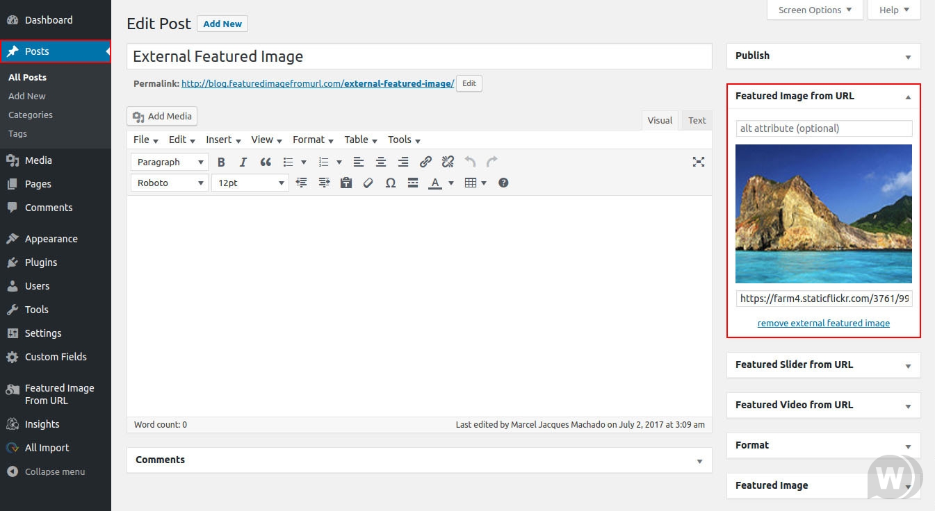 Featured Image from URL Premium v6.4.4 – WordPress自动缩略图插件插图