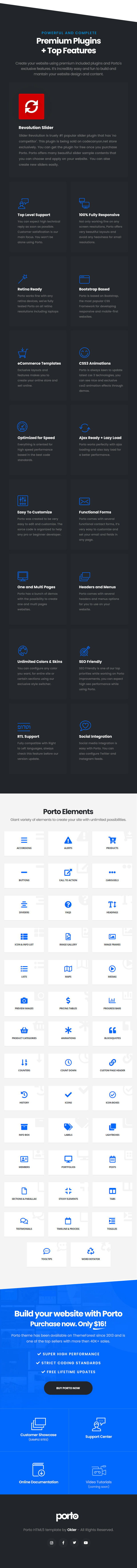 Porto HTML v10.0.0 – 响应式 HTML5 模板插图(4)