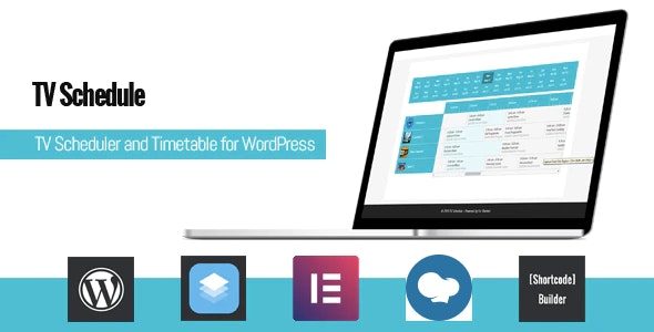 TV Schedule and Timetable for WordPress v1.6（已汉化） – 电视节目表时间表插件插图