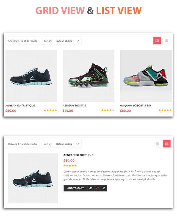 James v1.5.6 – 响应式 WooCommerce 鞋子主题插图(6)