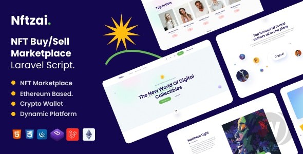 Nftzai v2.1（已汉化） – NFT 市场的 Laravel 源码插图
