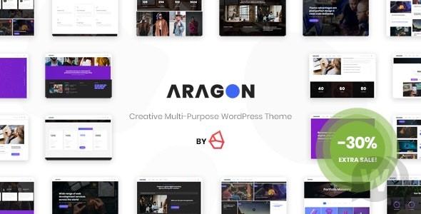Aragon v3.0 – 创意多用途 WordPress 主题插图