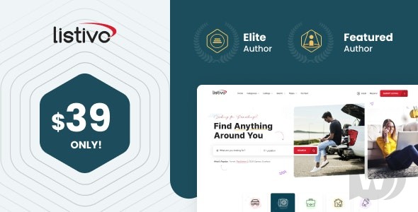 Listivo v2.3.71 - WordPress 主题公告板和目录