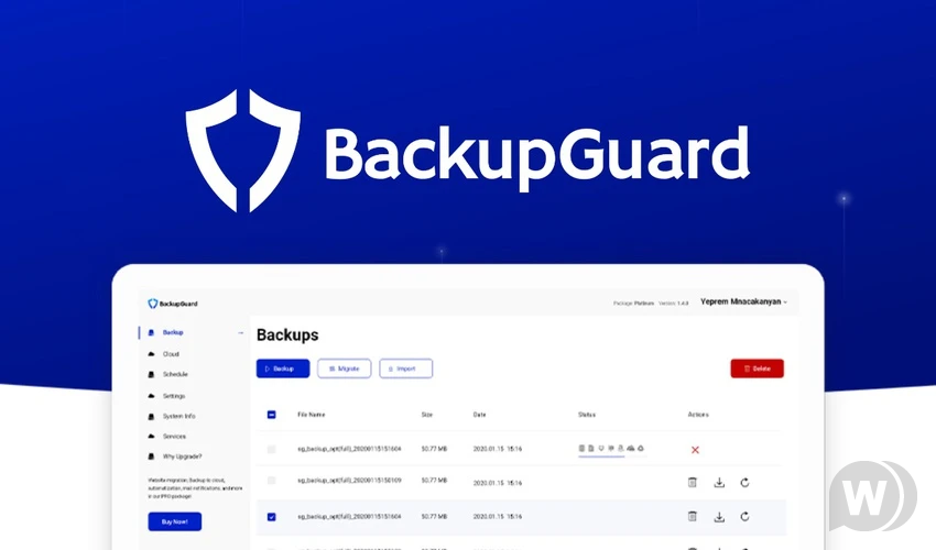 BackupGuard Pro v1.6.8.4(已汉化) – WordPress一键备份迁移插件