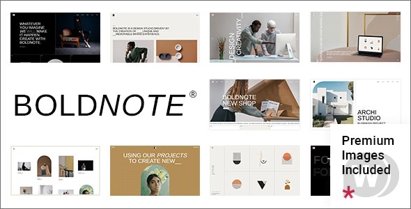 Boldnote v1.0 – WordPress 组合主题插图