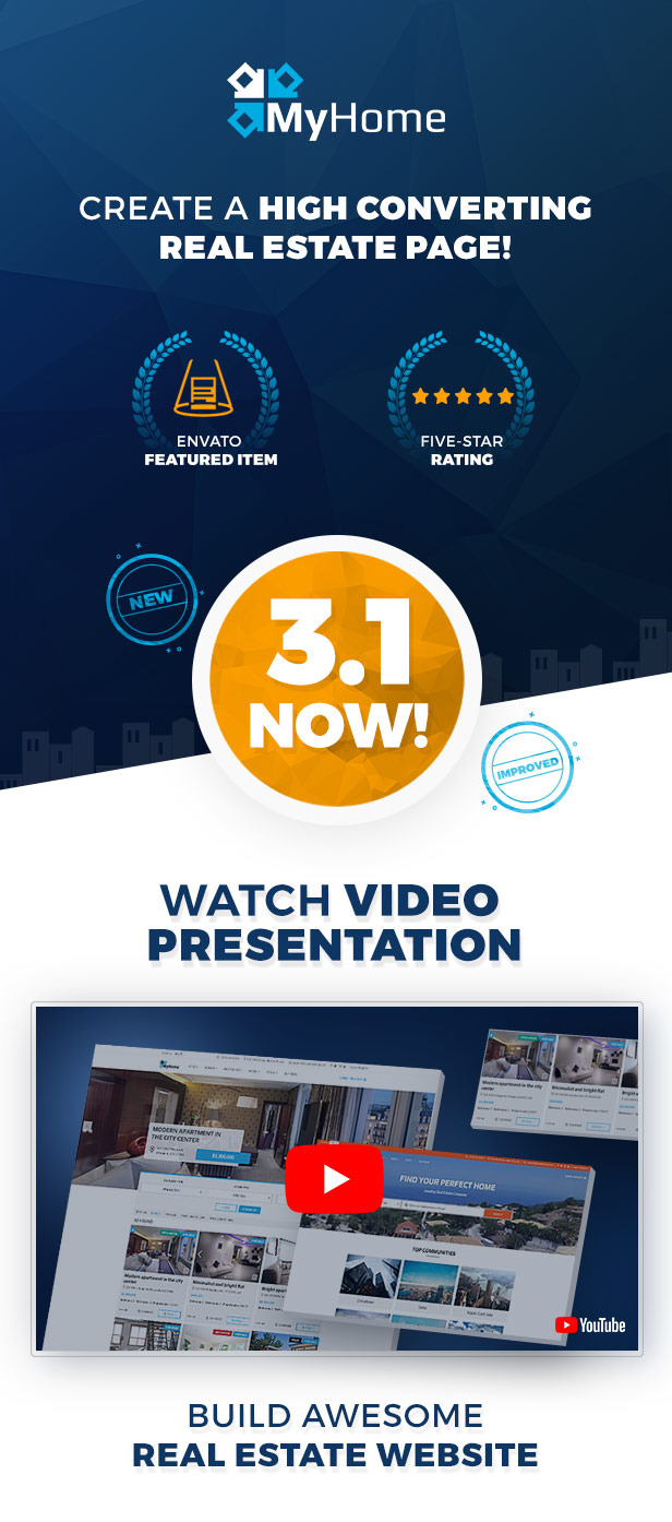MyHome v4.0.6（已汉化） – WordPress房地产主题插图(1)