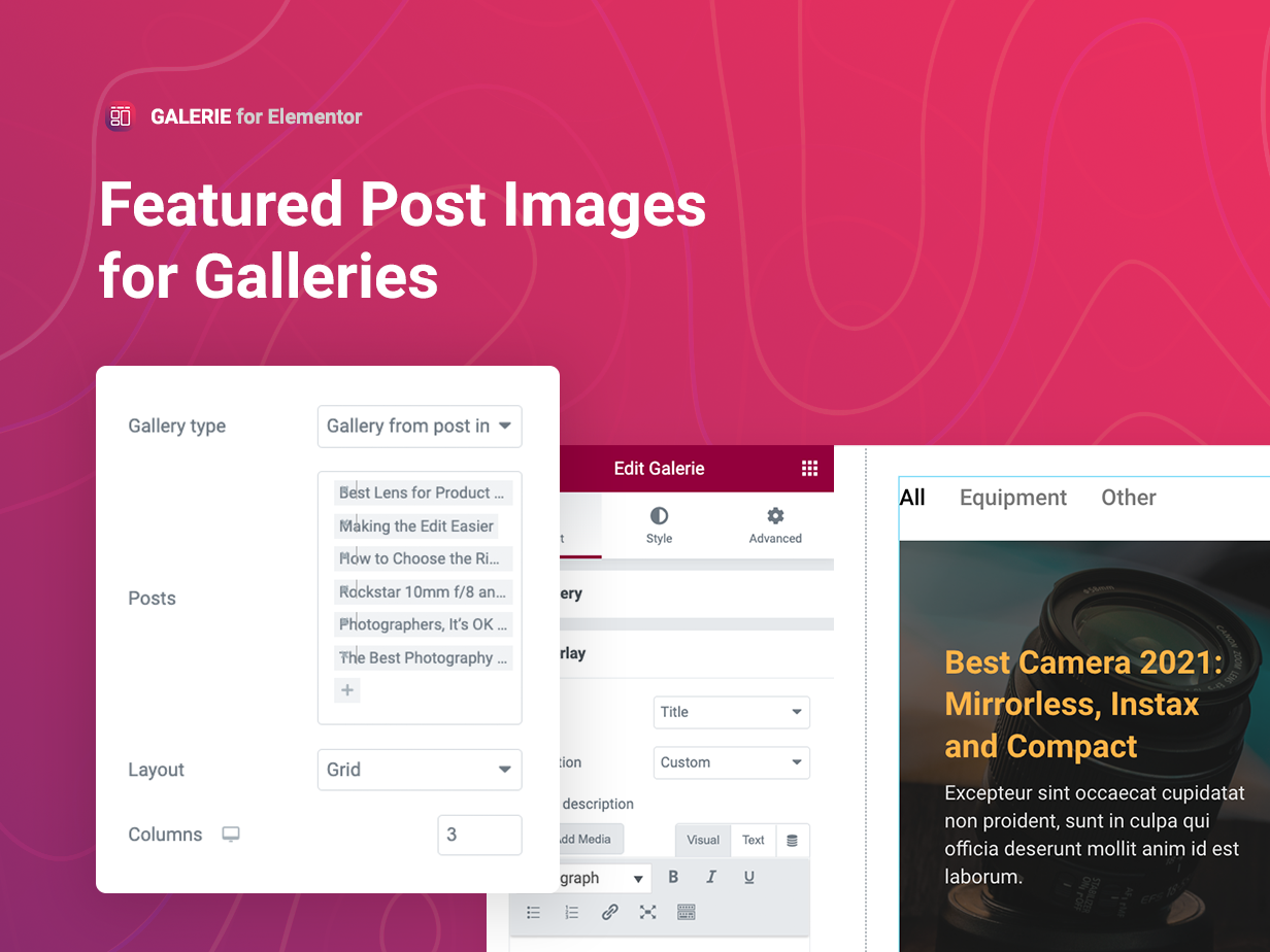 Galerie v1.0 – Elementor 的选项卡式画廊插图(3)