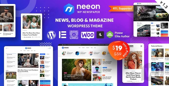 Neeon v3.1.0 –  WordPress新闻网站主题插图