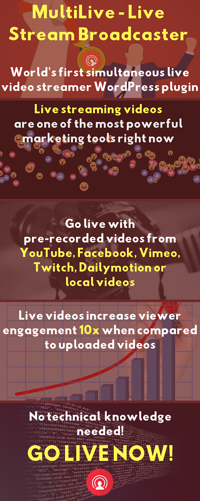 MultiLive v1.1.1.2 – 用于 WordPress 的多个直播流广播器插件插图(2)