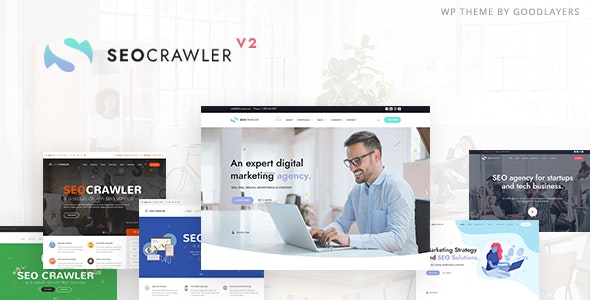 SEOCrawler v2.1.00 – WordPressSEO 和营销机构主题插图