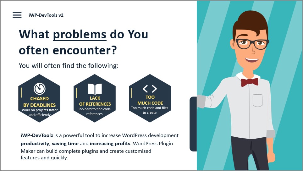 iWP-DevToolz (Pro) – WordPress 插件制作器 + 代码生成器 v24.03.09插图(2)