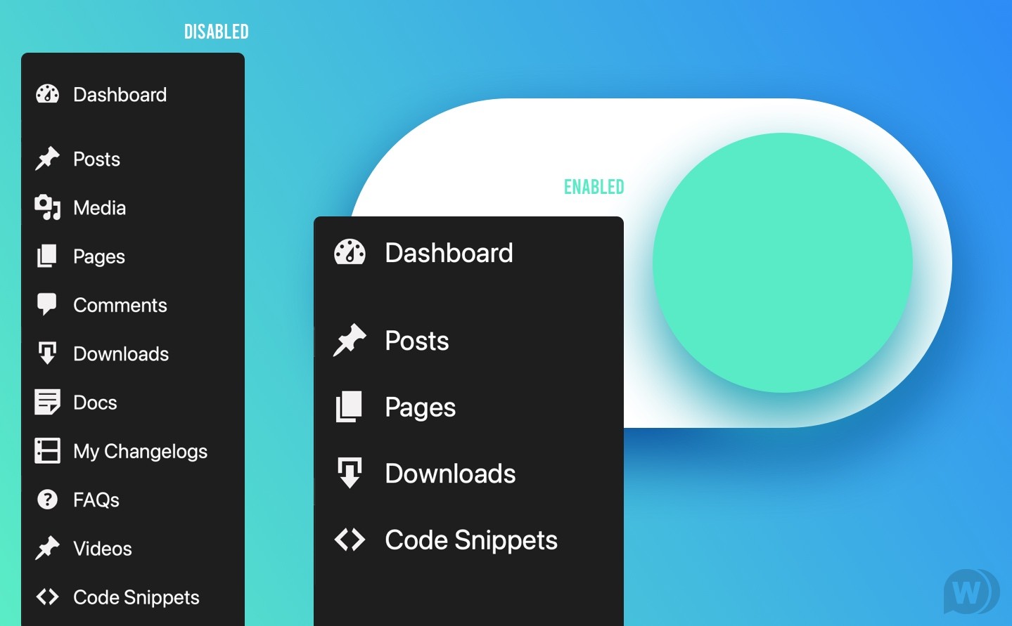 WP Admin Cleaner v1.4.0 – WordPress管理员清理插件插图
