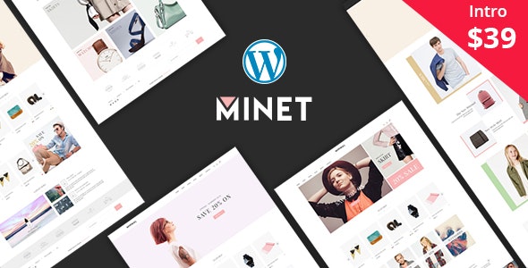 Minet v1.9 – 极简主义电子商务 WordPress 主题插图