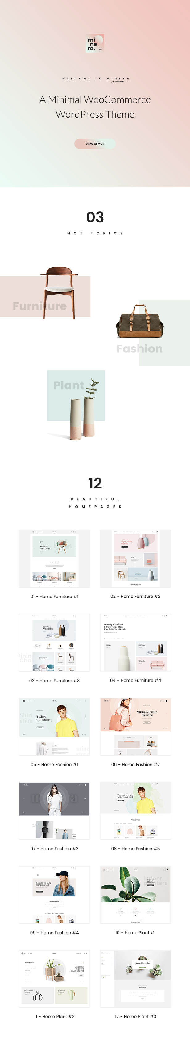 Minera v2.9.5 – 极简 WooCommerce WordPress 主题插图(2)