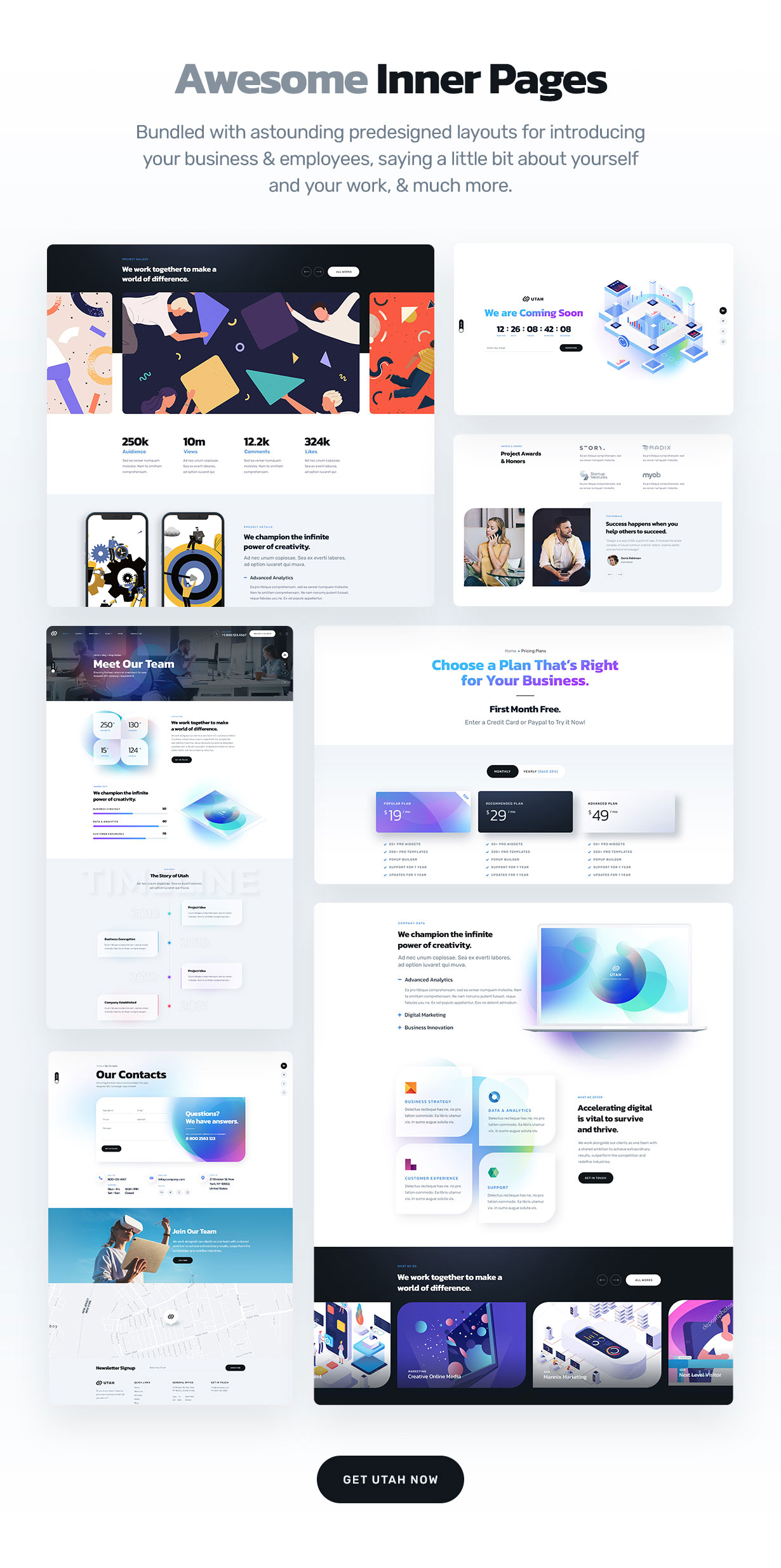 Utah v1.0.1 – 多功能商务 WordPress 主题插图(2)