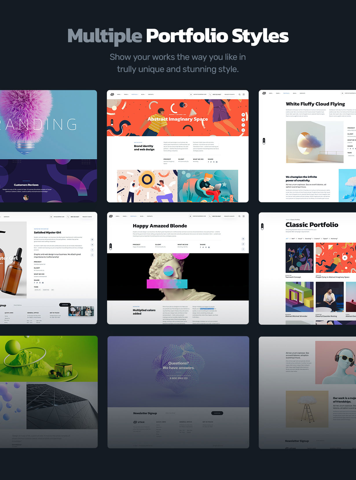 Utah v1.0.1 – 多功能商务 WordPress 主题插图(3)