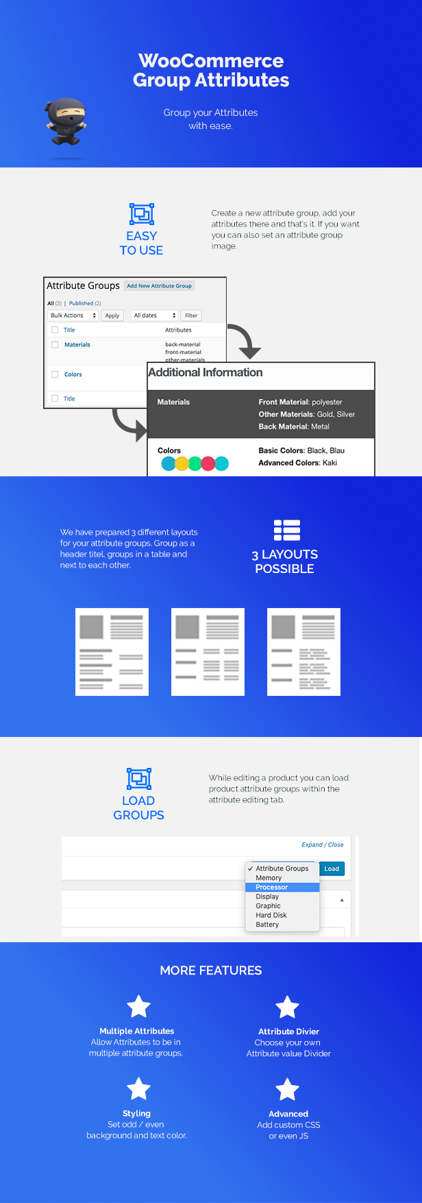 WooCommerce Group Attributes v1.7.8（已汉化）插图(1)