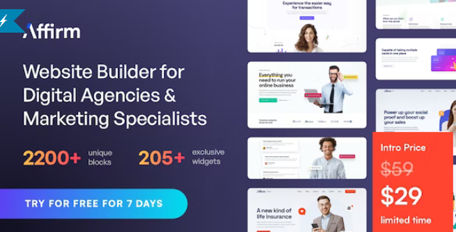 Affirm v4.2.0 – 营销和数字代理 WordPress 主题