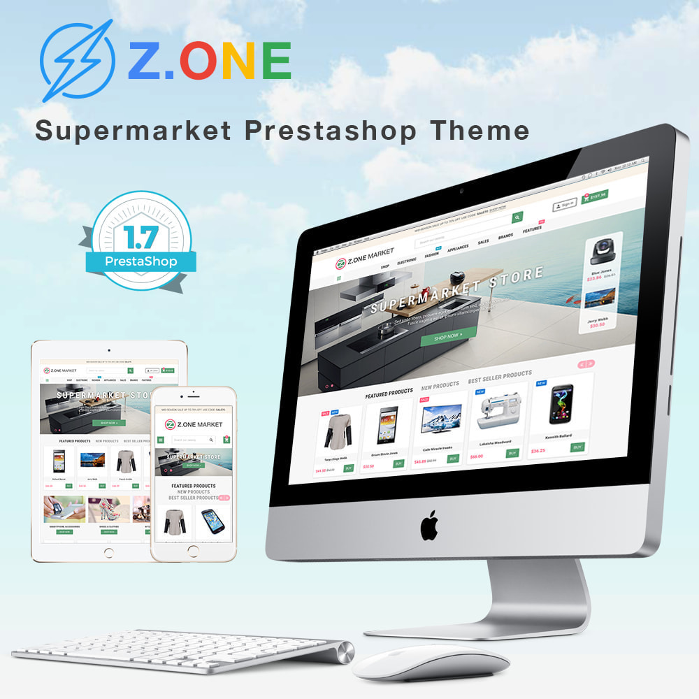 Zone V2.6.2 - PrestaShop 超市网店模板
