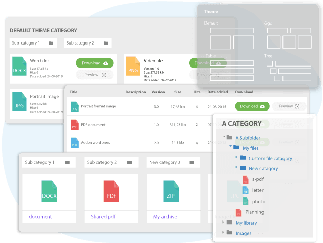 JoomUnited WP File Download v6.2.10(已汉化) – WordPress文件管理器插件