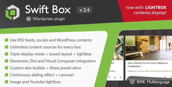 Swift Box v2.80（已汉化） – WordPress 内容滑块和查看器插图