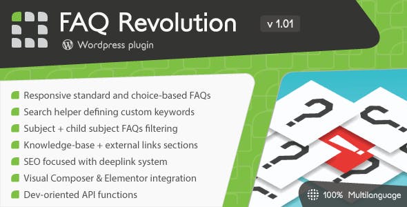 FAQ Revolution v1.4.3（已汉化） – WordPress常见问题解答插件插图