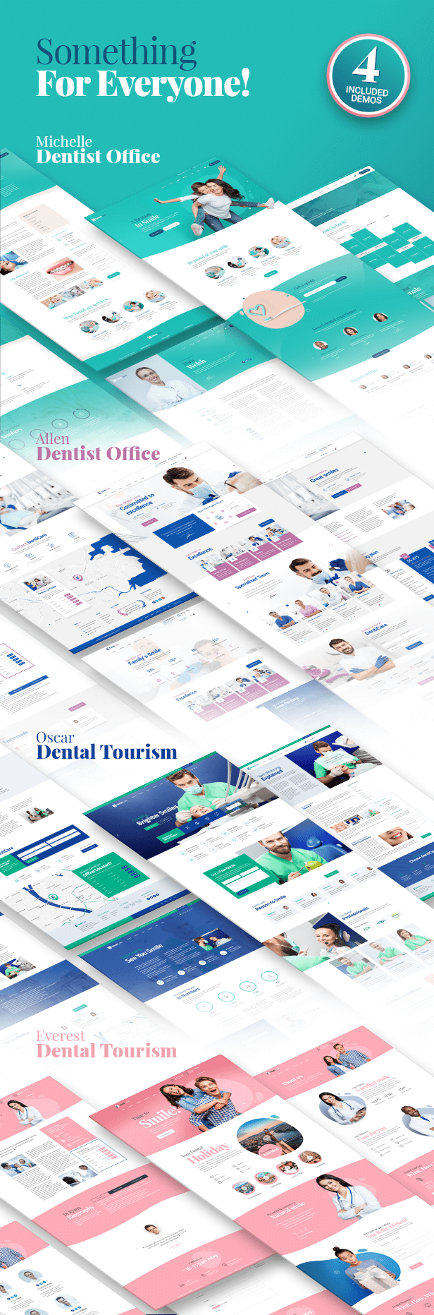 DentiCare v1.3.6- 牙科诊所 WP 模板插图(2)