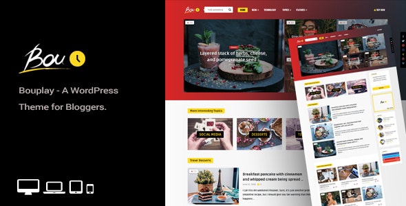 Bouplay WP v2.7 – 博客的 WordPress 主题插图