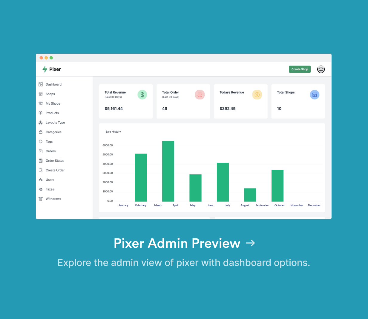 Pixer v6.8.0 – React Laravel 多供应商数字市场插图(3)
