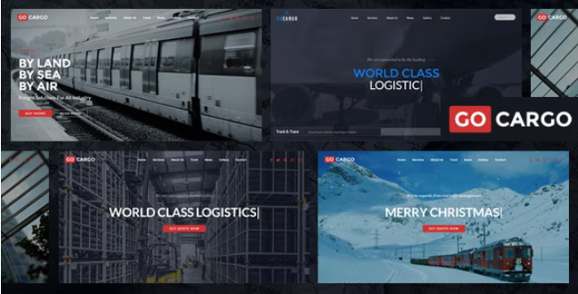 GoCargo v1.9.16 – WordPress 货物运输主题插图