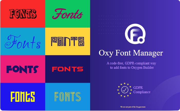 Oxy Font Manager v1.0 – WordPress字体管理插件插图