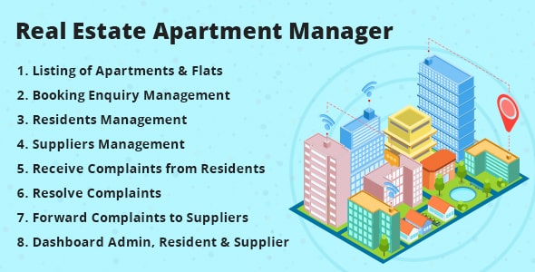 Real Estate Apartment Manager v1.4 – WordPress 房地产公寓管理插件插图