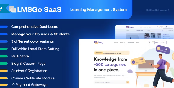LMSGo SaaS v3.9 – 学习管理系统插图