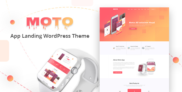 Moto v1.1.10 – WordPress 登陆页面主题插图