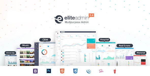 Elite Admin V6.0 – Bootstrap 4后台管理模板插图